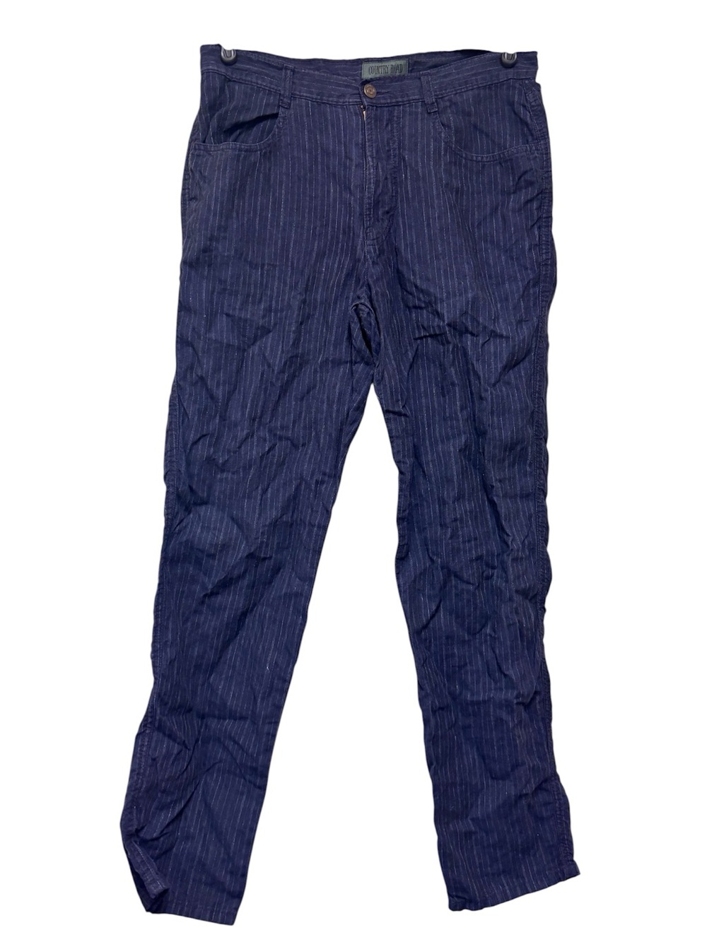 Country Road 100% Linen Pin Stripe Pants